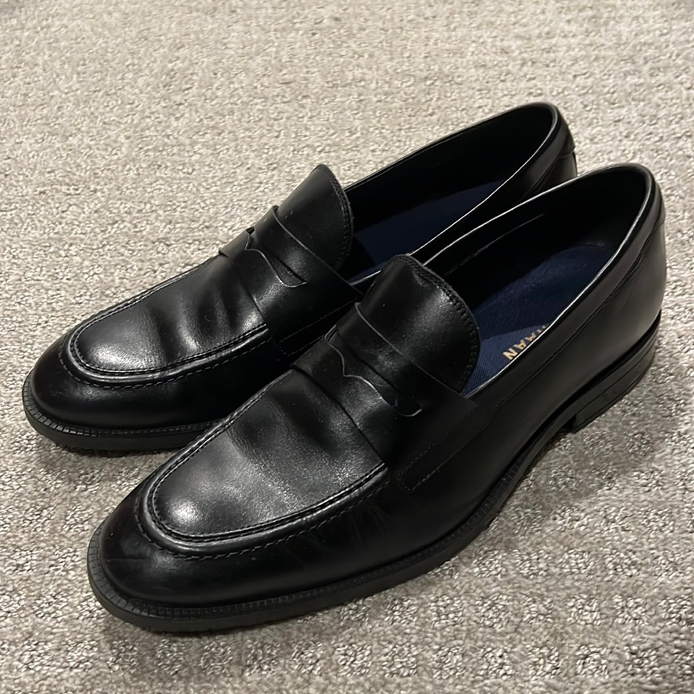 Cole Haan Grand 0’s Modern Classics Dress Loafer in Black Calf